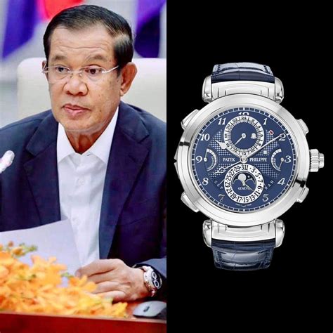 patek philippe hun sen|Cambodia's PM Gave Luxury Watches to World Leaders at the .